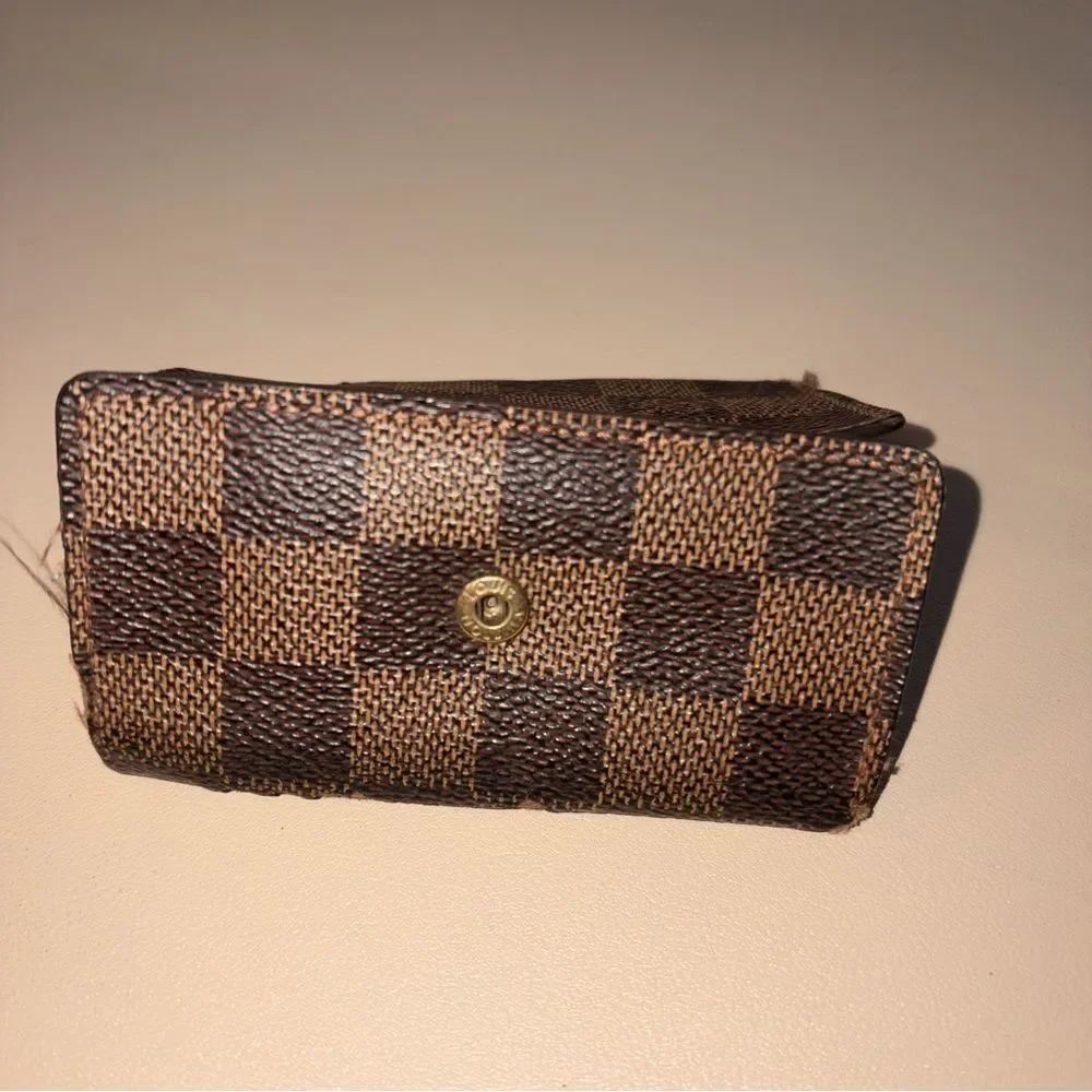 Louis Vuitton Damier Ebene 6 Key Holder Wallet - Brown and Dark Brown